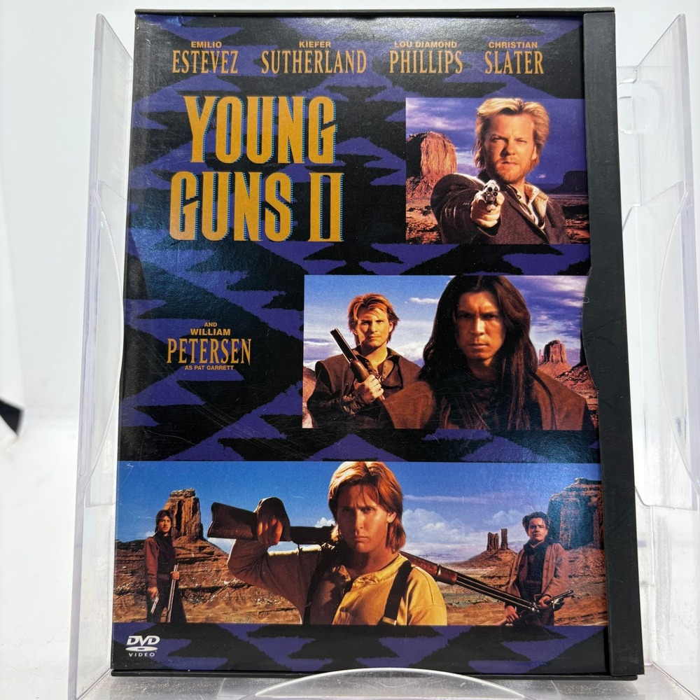 Young Guns II DVD 1999 Widescreen Emilio Estevez Kiefer Sutherland Western Movie